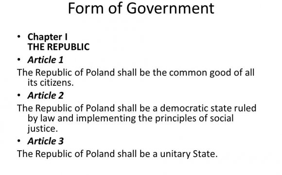 Form of Government Republic